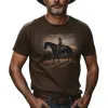 Men's Western Cowboy Style Printed Crew Neck T-Shirt MTA2894D7U sold by Manly