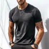 Men's Casual Sports Round Neck T-shirt 41601148TO sold by Manly