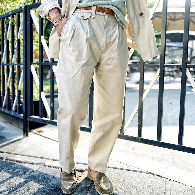 Men's Fashion Cotton Straight Suit Pants MTA1345E9Z sold by Manly product image thumbnail 2