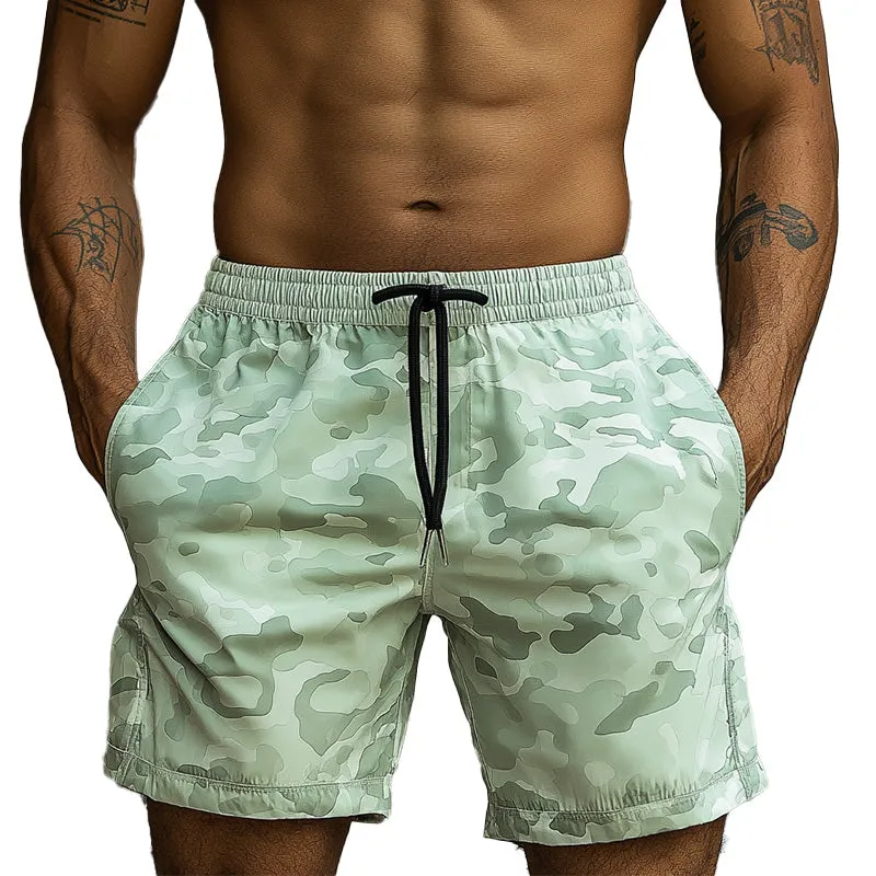 Men'S Summer Fashion Light Camouflage Printed Sports Shorts MTA1344E4P sold by Manly