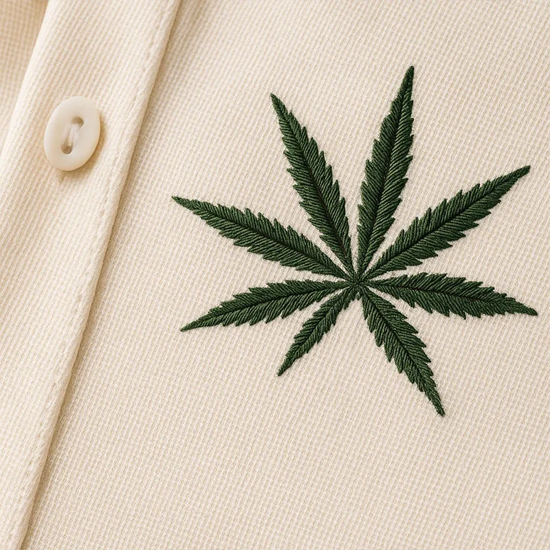 Men'S Summer Fashion Breathable Simple Embroidered Short-Sleeved Shirt MTA1382E9P sold by Manly product image thumbnail 4