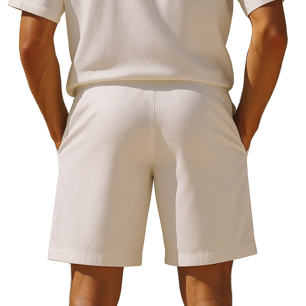 Men'S Summer Fashion Breathable Simple Embroidery Shorts MTA1302E7P sold by Manly product image thumbnail 3