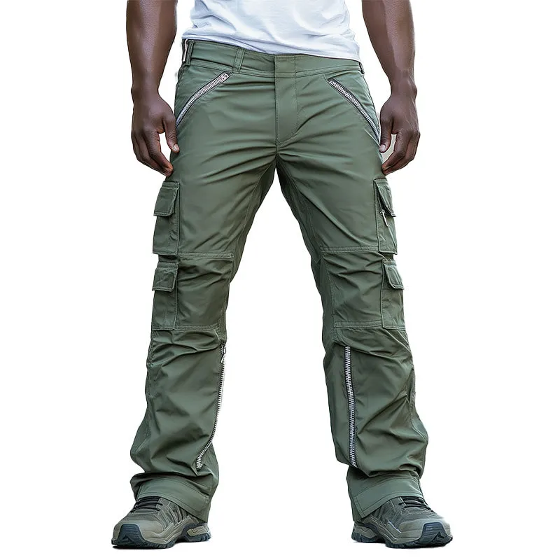 Men'S Summer Fashion Blended Cargo Sports Pants MTA1396E1P sold by Manly