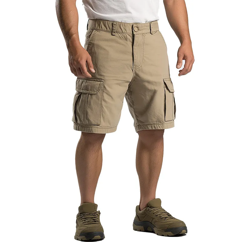Men's Summer Fashion Solid Denim Cargo Shorts MTA1368E7P sold by Manly