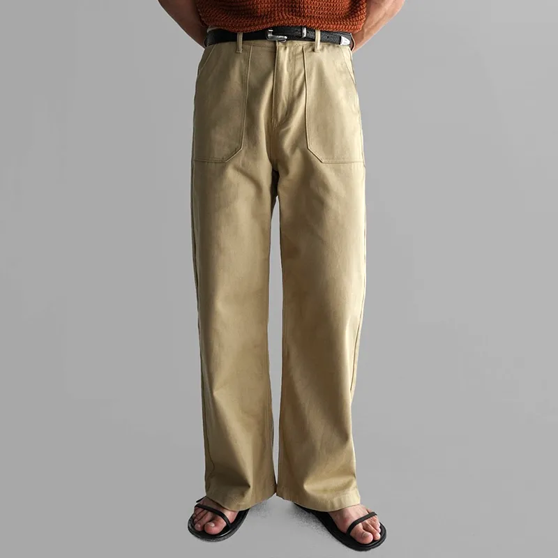 Men's Fashion Solid Color Straight Casual Pants MTA1639E4Z sold by Manly product image thumbnail 2