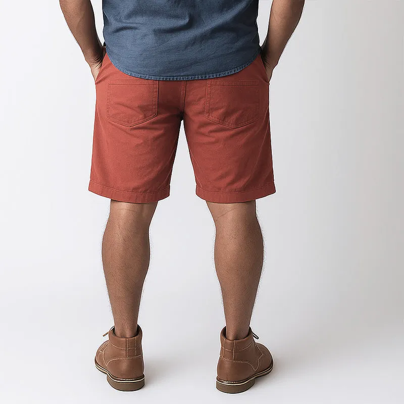 Men's Summer Fashion Solid Color Cotton And Linen Sports Shorts MTA1650E4P sold by Manly product image thumbnail 3