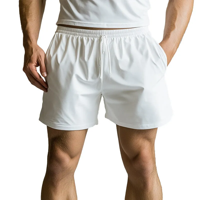 Men's Summer Fashion Solid Color Blended Sports Shorts MTA1948E9P sold by Manly
