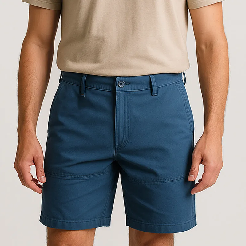 Men's Summer Fashion Simple Solid Color Cotton Blend Casual Shorts MTA1971E4P sold by Manly product image thumbnail 2