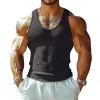 Men's Knitted Round Neck Slim Fit Tank Tops MTA2200E1X sold by Manly