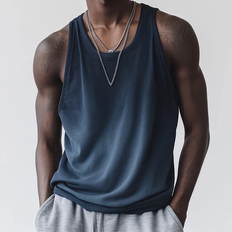 Men's Western Cowboy Style Gradient Printed Cotton Tank Top MTA2101E4P sold by Manly product image thumbnail 2