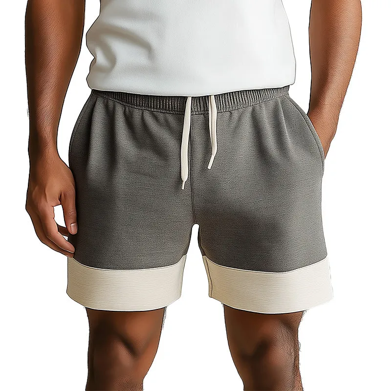 Men's Summer Fashion Classic Color Patchwor Casual Sports Shorts MTA2164E9P sold by Manly