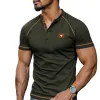 Men's Casual Henley Neck Short Sleeve T-Shirt MTA1905E1X sold by Manly
