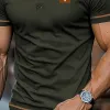 Men's Casual Henley Neck Short Sleeve T-Shirt MTA1905E1X sold by Manly