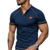 Men's Casual Henley Neck Short Sleeve T-Shirt MTA1905E1X sold by Manly