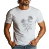 Men's Summer Minimalist Printed Cotton Short Sleeve T-Shirt MTA2094E7P sold by Manly