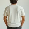 Men's Summer Minimalist Knitted Jacquard Thin Short Sleeve T-shirt MTA2056E9P sold by Manly