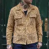 Men's Casual Vintage Leopard Pocket Jacket 23560863TO sold by Manly