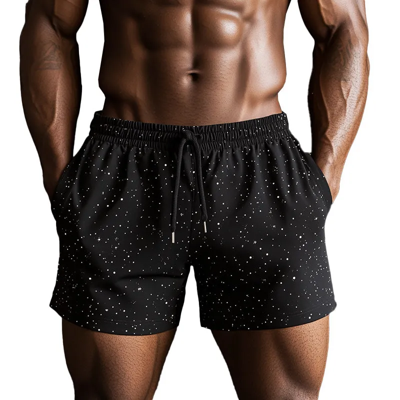 Men's Summer Fashion Cool Fabric Printed Sports Shorts MTA2450E2P sold by Manly