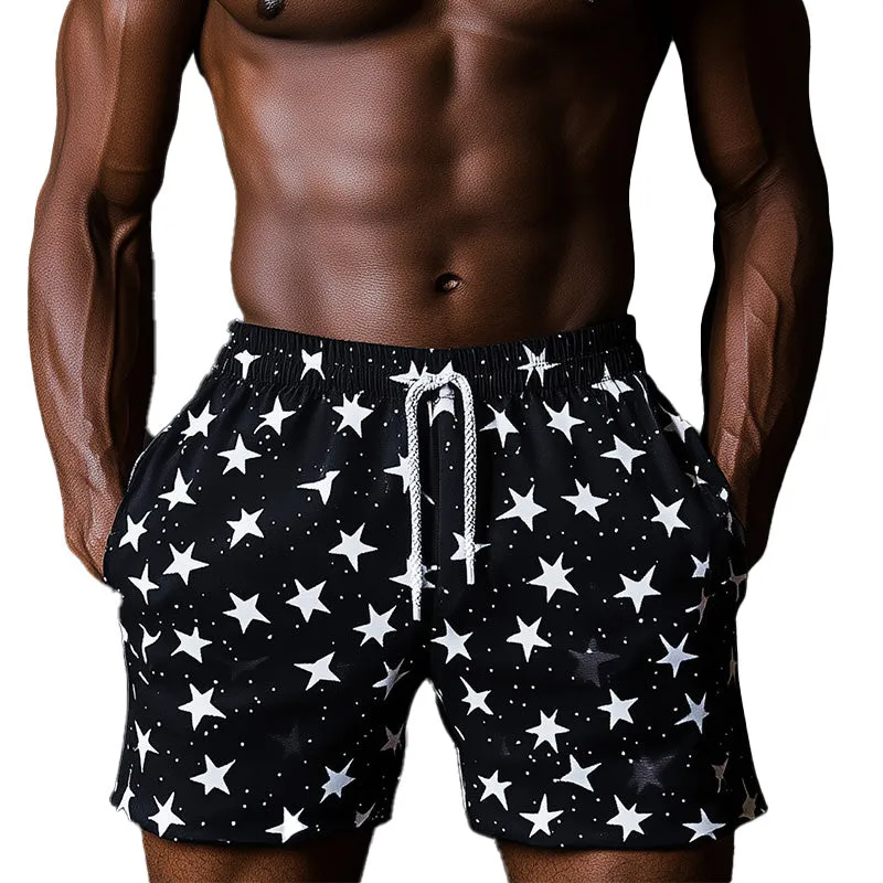 Men's Summer Fashion Cotton Blended Printed Sports Shorts MTA2403E4P sold by Manly
