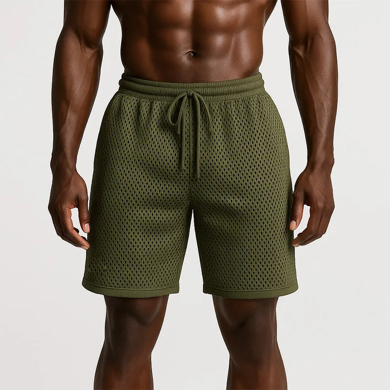 Men's Summer Fashion Breathable And Comfortable Mesh Casual Sports Shorts MTA2376E4P sold by Manly product image thumbnail 2