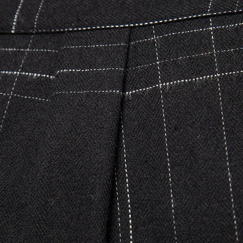 Men's Plaid Long Sleeve Shirt Simple Lapel Shirt 77199736X sold by Manly product image thumbnail 4