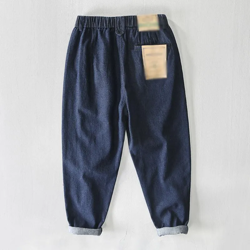 Men's Vintage Elastic Waist Loose Denim Jeans 87359019M sold by Manly product image thumbnail 4