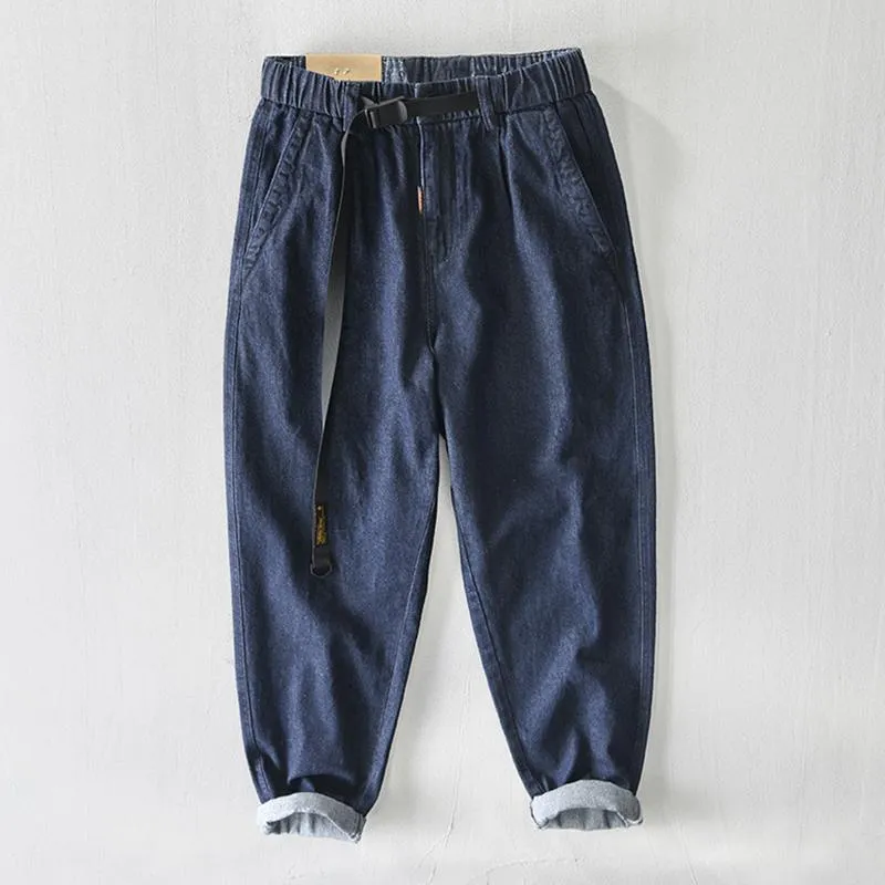 Men's Vintage Elastic Waist Loose Denim Jeans 87359019M sold by Manly product image thumbnail 3