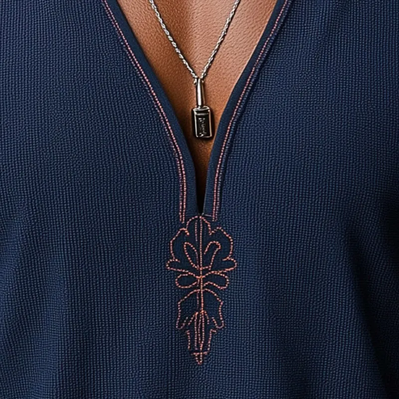 Men's Summer Fashion Embroidery Knitted Tank Top MTA2970E3P sold by Manly product image thumbnail 3