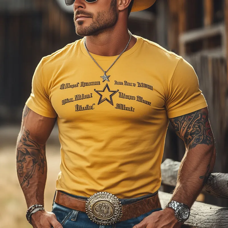 Men's Summer Comfortable Embroidered Round Neck Short Sleeve T-Shirt MTA2948E3U sold by Manly product image thumbnail 2