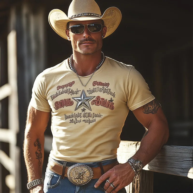 Men's Summer Exquisite Printed Short Sleeve T-Shirt MTA2933E6U sold by Manly product image thumbnail 3