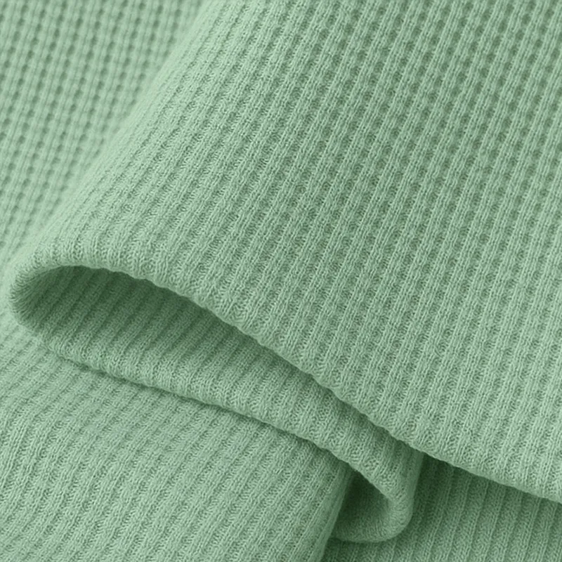 Men's Solid Waffle Round Neck Short Sleeve Casual T-shirt MTA0466F5Z sold by Manly product image thumbnail 4