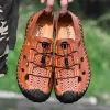 MEN'S SPORTY LEATHER WATER FISHERMAN'S SHOES MTA0678F8I sold by Manly