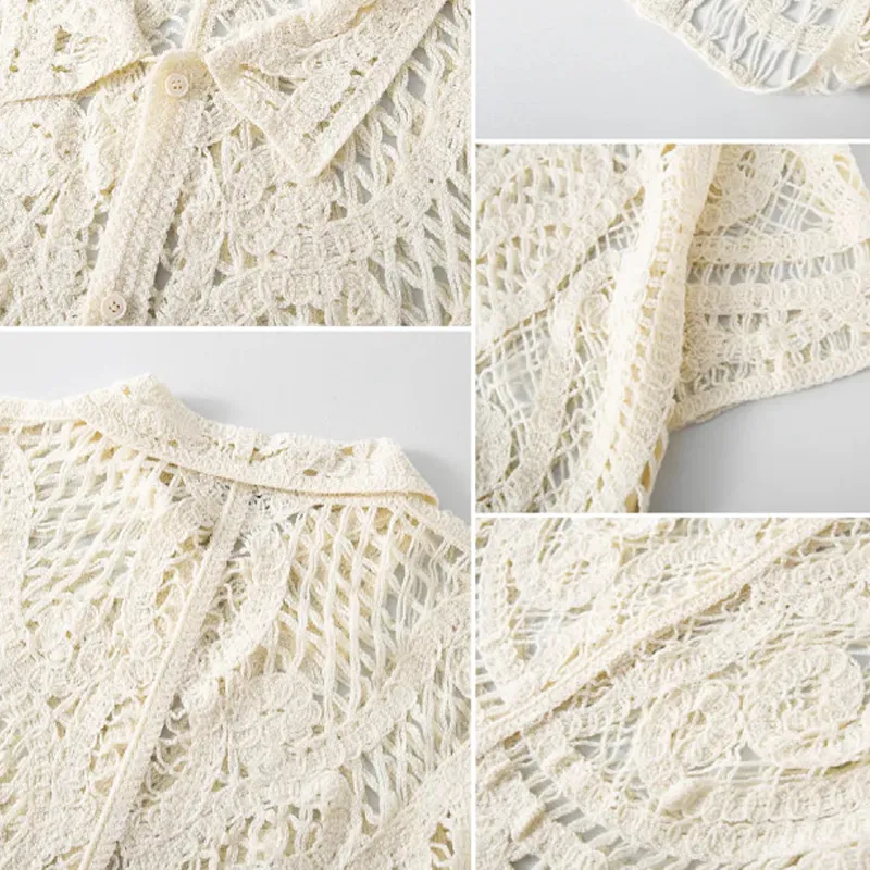 Men's Solid Color Knitted Jacquard Short-sleeved Shirt MTA0599F1X sold by Manly product image thumbnail 5