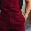 Men's Summer Multi-Pocket Vintage Denim Overalls MTA1128F6U sold by Manly
