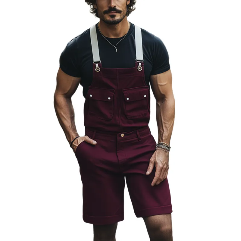 Men's Summer Classic Multi-Pocket Overalls MTA1177F8U sold by Manly