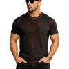 Men's Summer Fashion Simple Printed Cotton Short Sleeve T-shirt MTA1887F3P sold by Manly