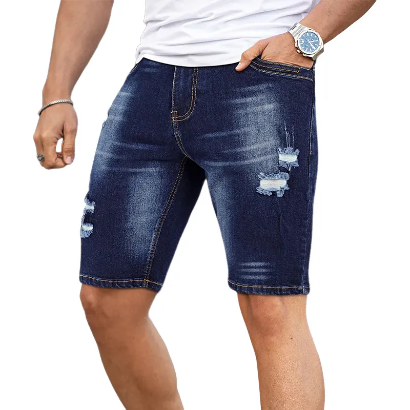 Men's Vintage Distressed Denim Shorts MTA1671F1X sold by Manly product image thumbnail 4