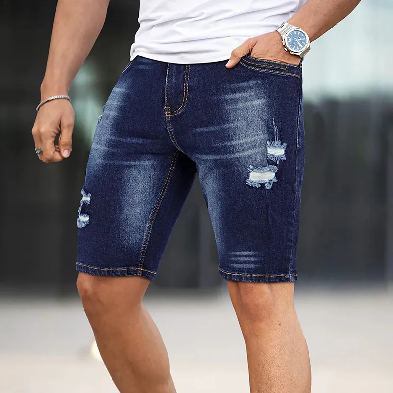 Men's Vintage Distressed Denim Shorts MTA1671F1X sold by Manly product image thumbnail 3
