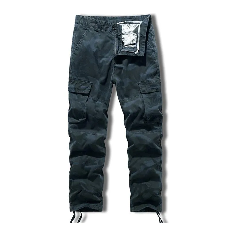 Men's Casual Outdoor Cotton Camouflage Multi-Pocket Cargo Pants 94913609M sold by Manly product image thumbnail 3