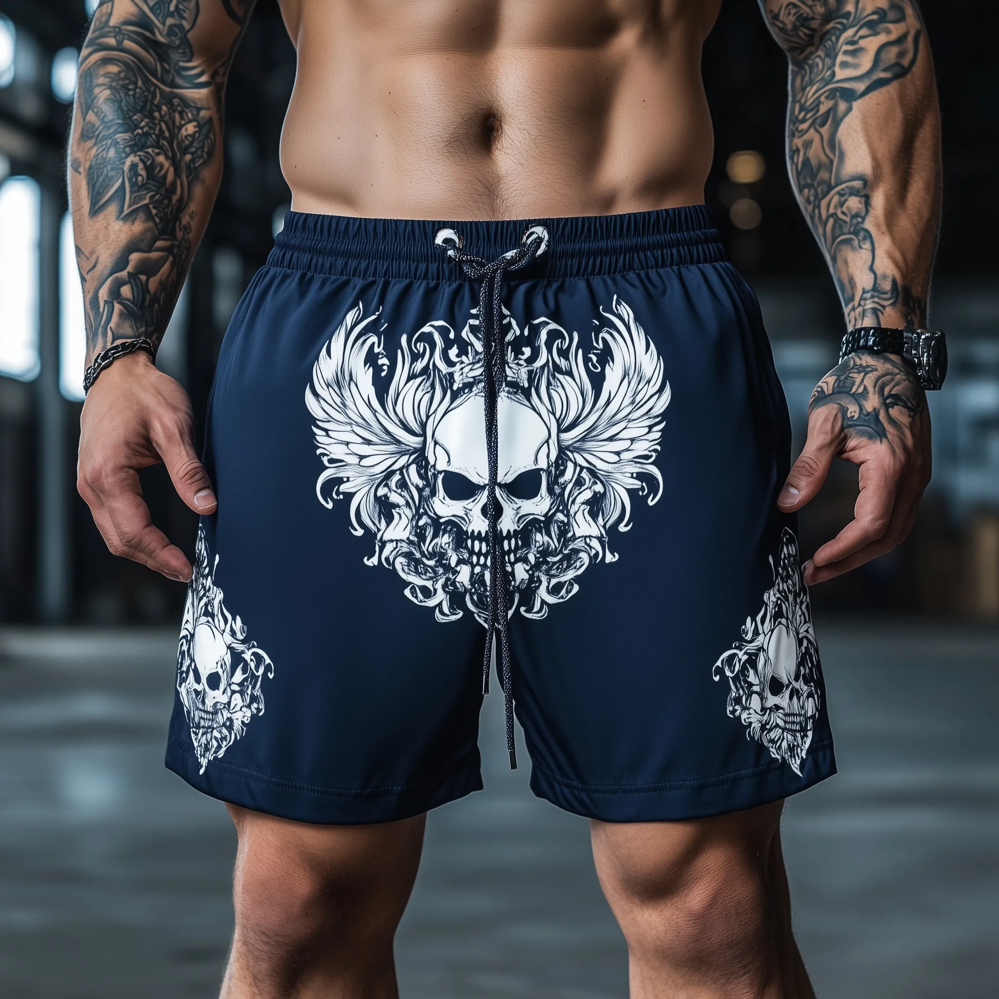 Men's Summer Fashion Street Style Printed Casual Shorts MTA2480F2P sold by Manly product image thumbnail 5
