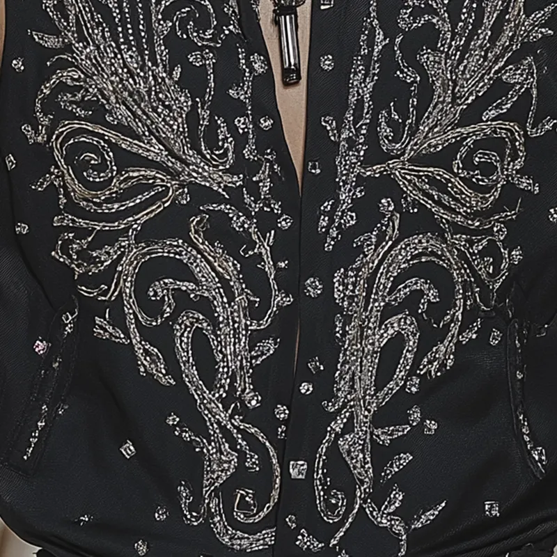 Men's Summer Fashion Embroidery Cotton Blend Sleeveless Shirt MTA2666F0P sold by Manly product image thumbnail 3