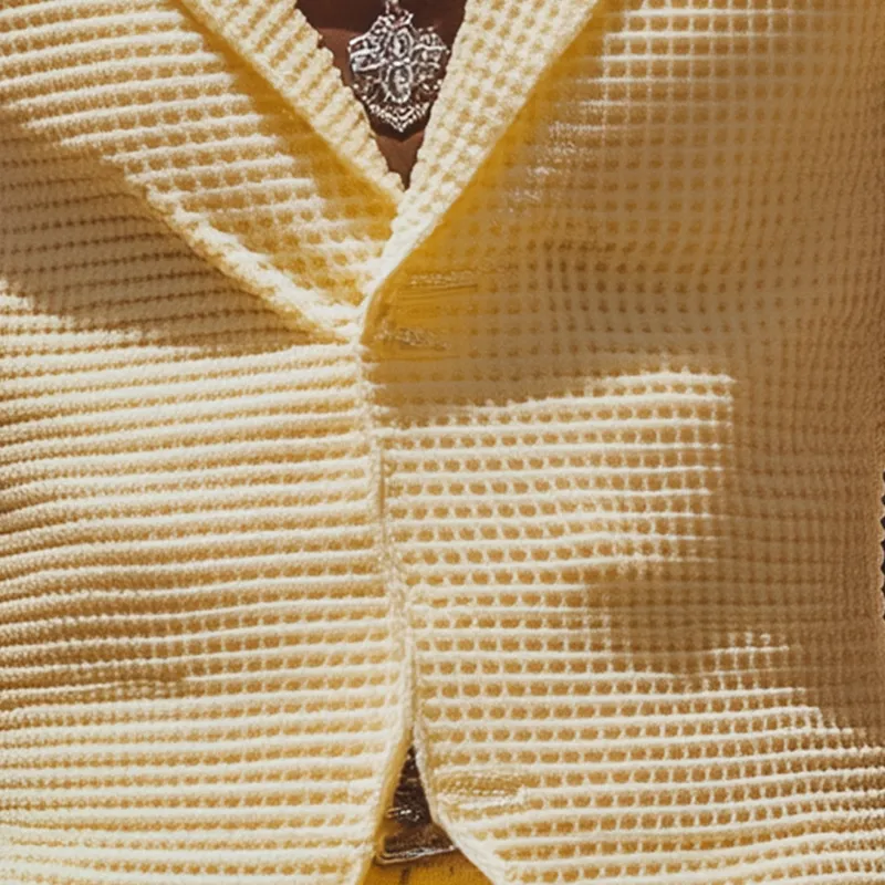 Men's Summer Fashion Waffle Fabric Solid Color Vest MTA2648F5P sold by Manly product image thumbnail 3