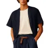 Men's Summer Fashion Crochet Textured Short-Sleeved Shirt MTA3074F8P sold by Manly