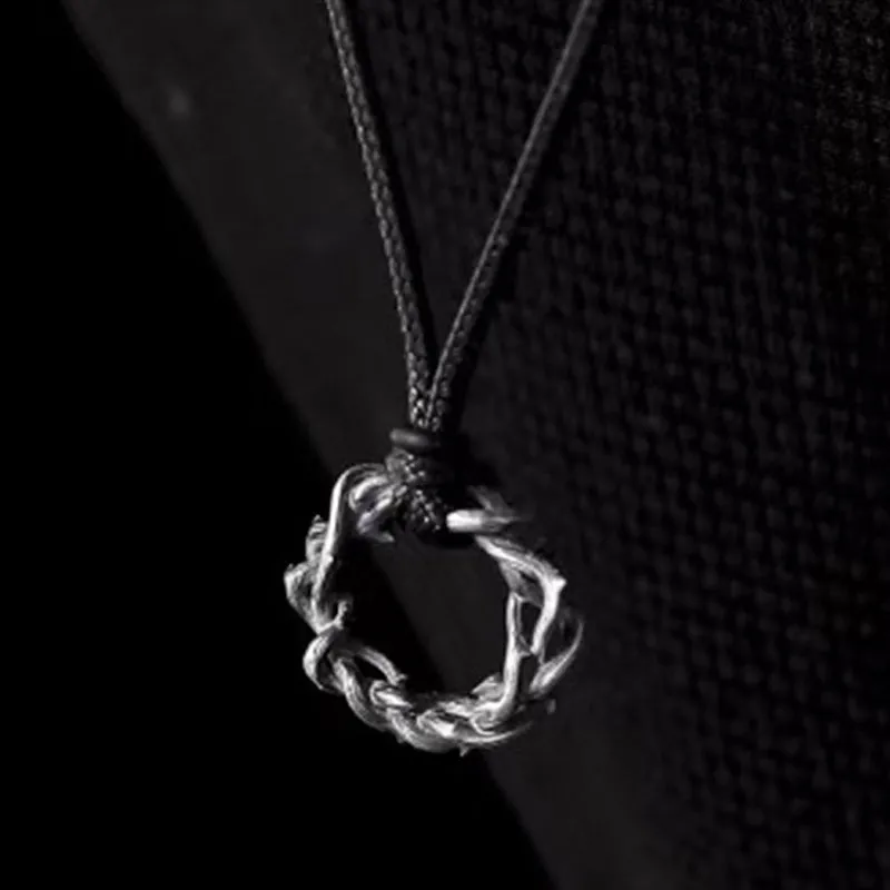 Men's Vintage Design Thorn S925 Silver Pendant Necklace MTA3040F9M sold by Manly product image thumbnail 4