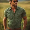 Men's Summer Vintage Denim Short Sleeve Shirt MTA3044F3U sold by Manly