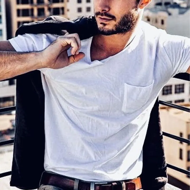 Men's Cotton Round Neck Short Sleeve T-Shirt 22521431X sold by Manly product image thumbnail 3