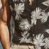 Men's Summer Classic Leaf Print Lapel Sleeveless Shirt MTA0334G2U sold by Manly