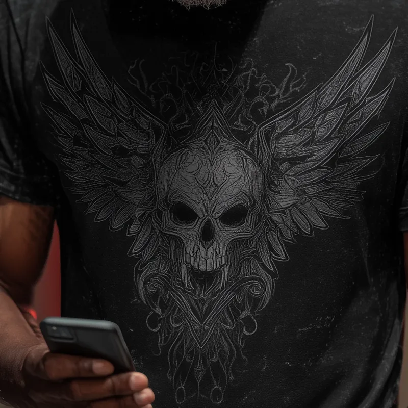 Men's Summer Fashion Street Print Polyester Blend Short-Sleeved T-Shirt MTA0301G1P sold by Manly product image thumbnail 4