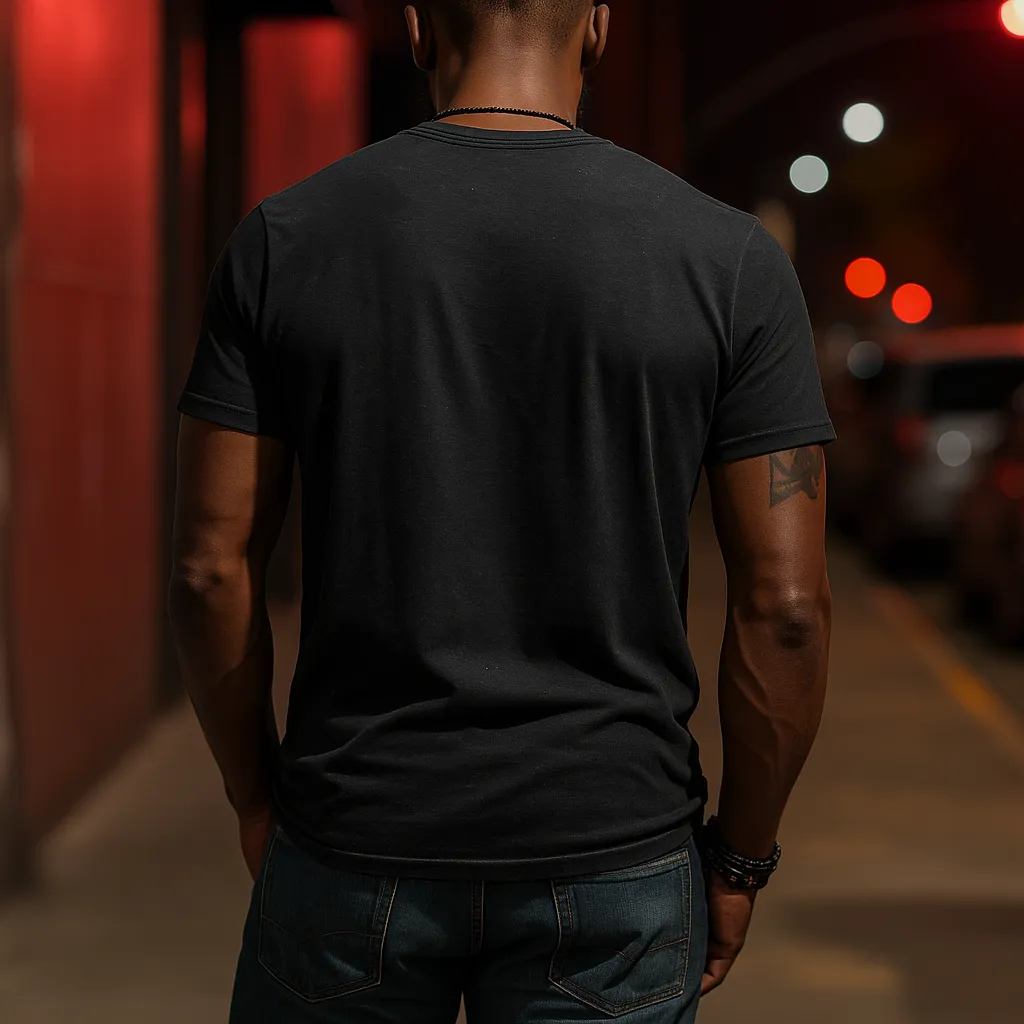 Men's Summer Fashion Street Print Polyester Blend Short-Sleeved T-Shirt MTA0301G1P sold by Manly product image thumbnail 3