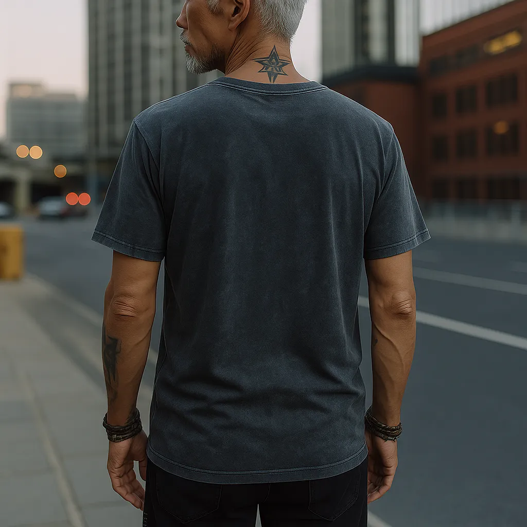 Men's Summer Fashion Street Print Polyester Blend Short-Sleeved T-Shirt MTA0385G2P sold by Manly product image thumbnail 3